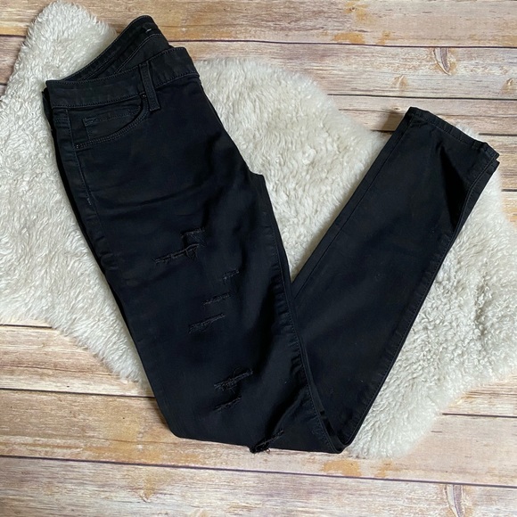 DSTLD Black Skinny Destroyed Jeans - Picture 11 of 11